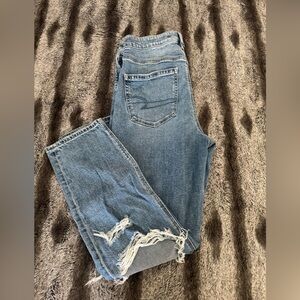 American Eagle Outfitters Blue Straight Leg Jeans